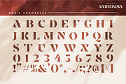 Catherova - Elegant Stencil, a Serif Font by Mokatype Studio (Thumbnail 9 of 11)