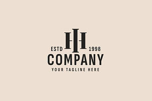 Letter HI logo illustration, a Branding & Logo Template by Dyn Studio