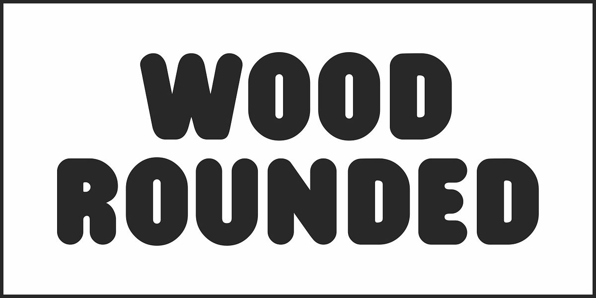 Wood Rounded JNL, a Sans Serif Font by Jeff Levine Fonts (Photo 2 of 5)