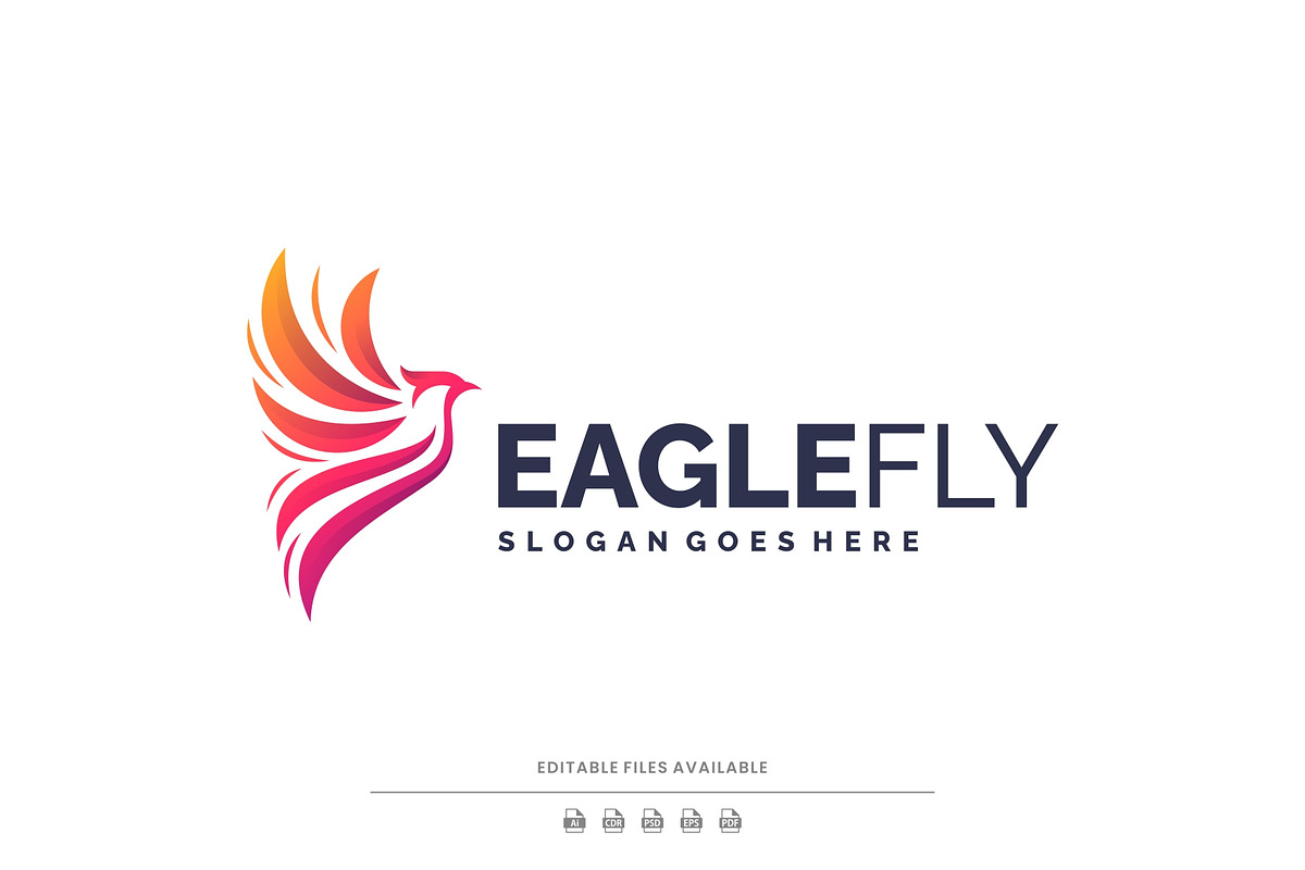 Gradient Modern Eagle Logo Design, a Branding & Logo Template by Artnivora.Std (Photo 1 of 5)