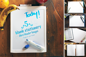 Blank Stationery Hero Mock-up