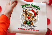 Dear Santa I Will Buy My Own Stuff, a Seasonal Illustration by CrexoraLab (Thumbnail 2 of 4)