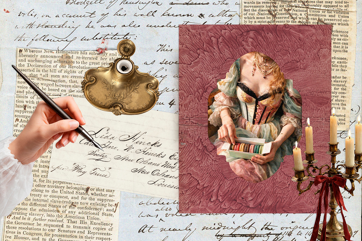 The Poetcore Study Paper & Collage, an Object Graphic by Lidberia (Photo 9 of 11)