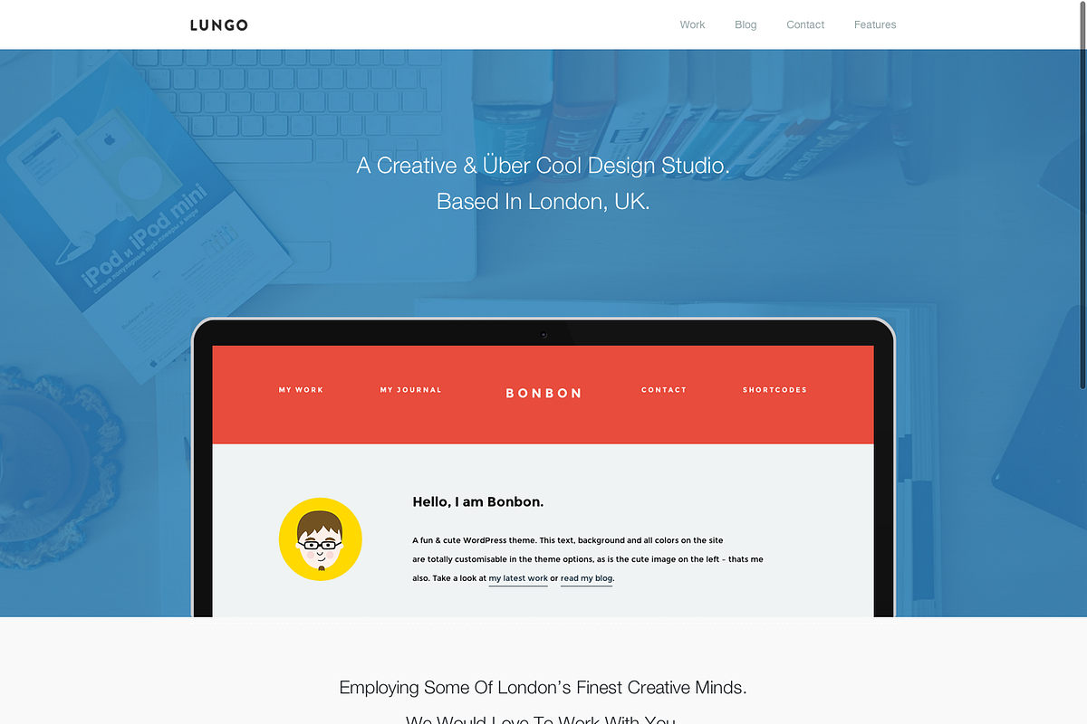 Lungo - Agency WordPress Theme, a WordPress Template by ThemeJug