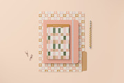 Checkered Painted Seamless Patterns, a Pattern Graphic by Basia Stryjecka (Thumbnail 7 of 17)