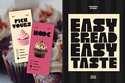 Gimro - Bold Geometric Cafe Font, a Sans Serif Font by Pandeka Studio (Thumbnail 4 of 9)