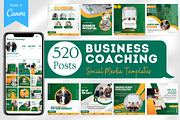 520 Business Coaching Canva Template, a Social Media Template by Viral Content Design (Thumbnail 1 of 17)