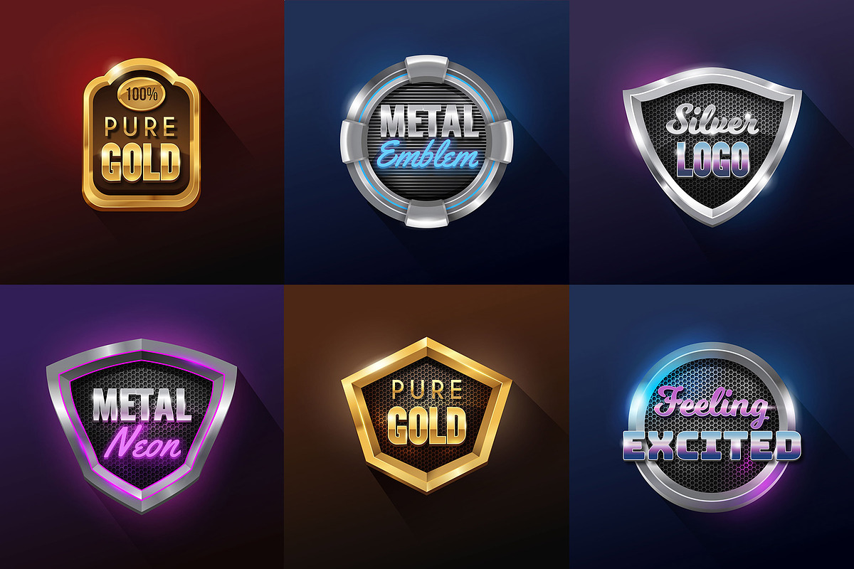 3D Vector Badges Collection Vol 1, a Branding & Logo Template by Bagstudio Shop (Photo 3 of 3)