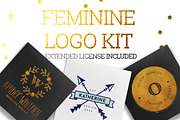 Feminine Logo Kit + BONUS, a Branding & Logo Template by GraphicDash (Thumbnail 2 of 10)