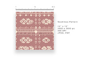 6 seamless pattern:Dusty Rose Ethnic, a Pattern Graphic by StudioCitra (Thumbnail 8 of 10)