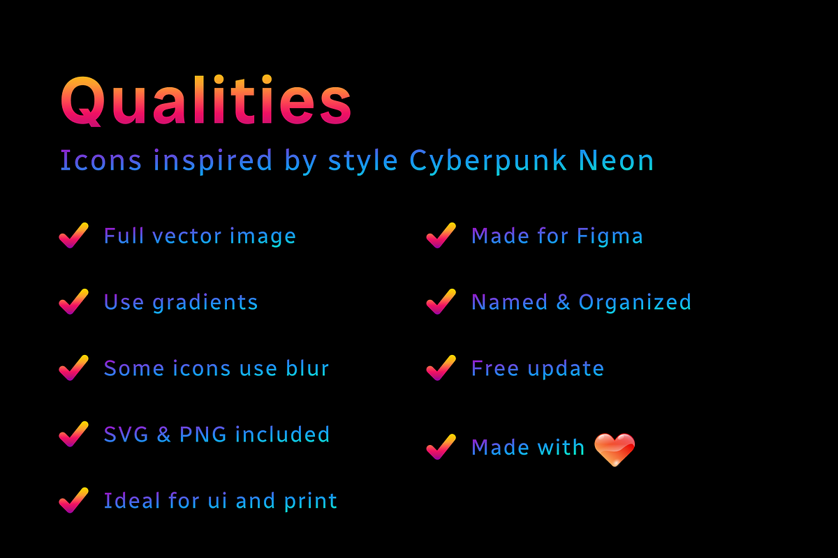 Synthwave UI Icons, an Outline Icon by Amazing Custom Icons (Photo 4 of 6)