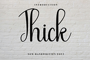 Thick, a Handwritten Font by FreshTypeINK (Thumbnail 1 of 8)