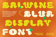 Balwine Blur, a Sans Serif Font by Craft Supply Co. (Thumbnail 1 of 8)