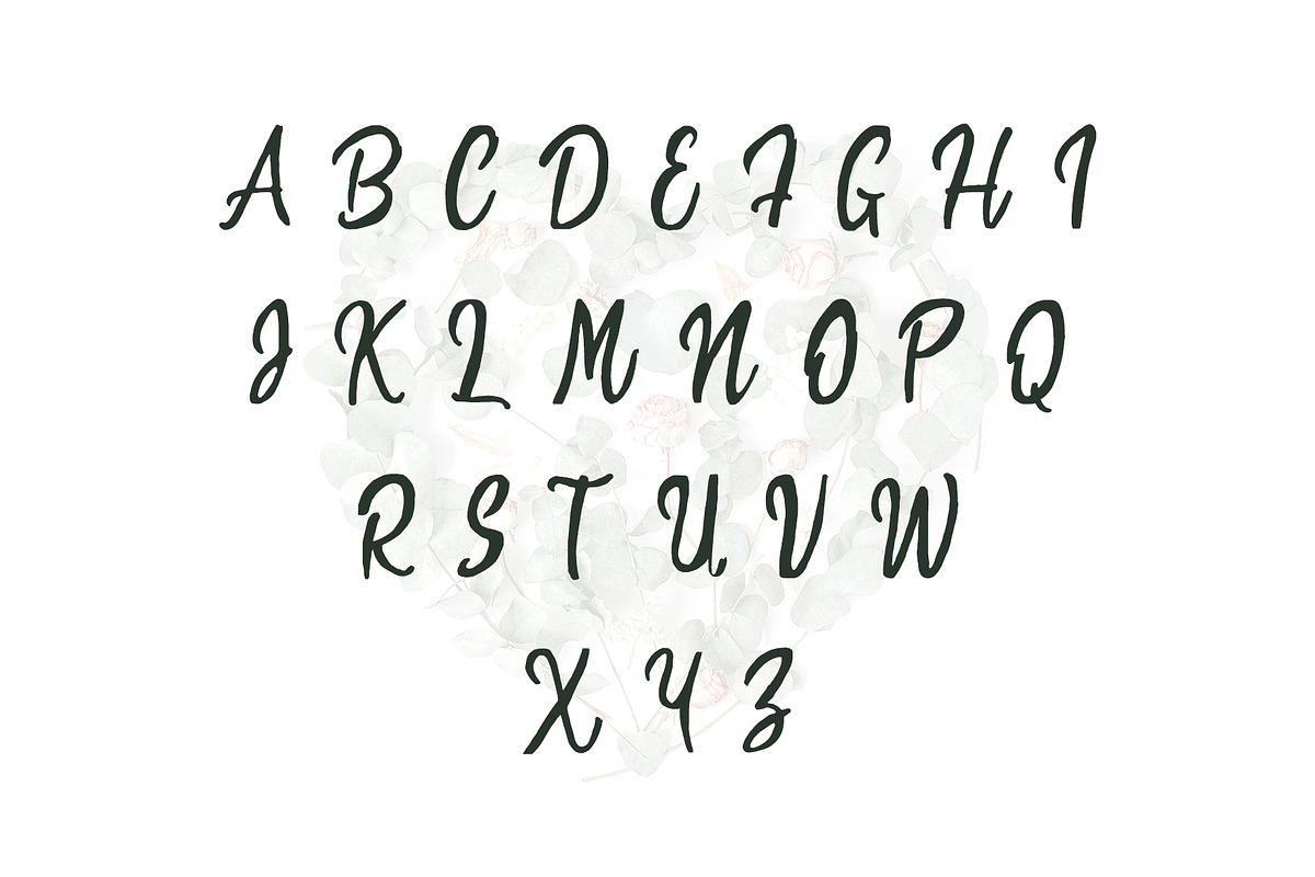 Saarah Fresh Handmade Font preview 2