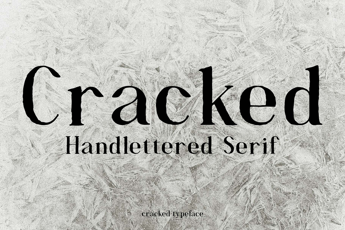 Cracked//A Handlettered Serif preview 6