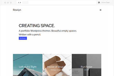 Rowlyn - Creative WordPress Theme
