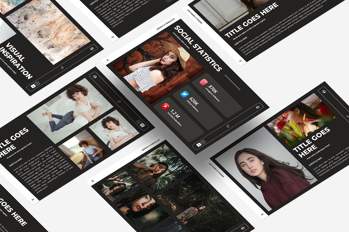 Media Kit Keynote Template, a Presentation Template by Gaize (Photo 10 of 10)