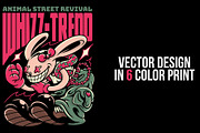 Whizz-Trend T-Shirt Illustration, an Animal Illustration by badsyxn (Thumbnail 2 of 5)