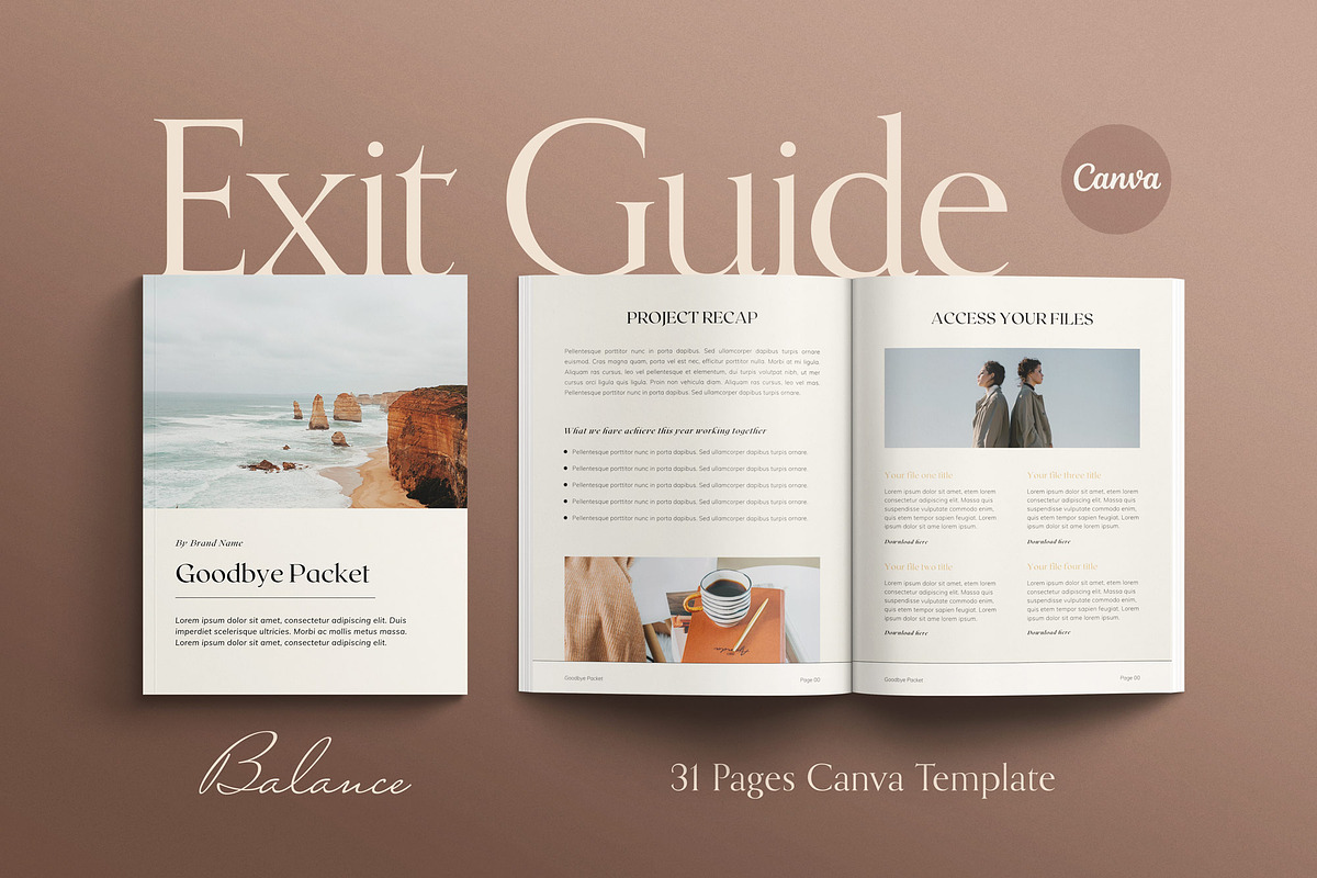 Client Service Experience Templates, a Magazine Template by Sierra Creative Studio (Photo 13 of 17)