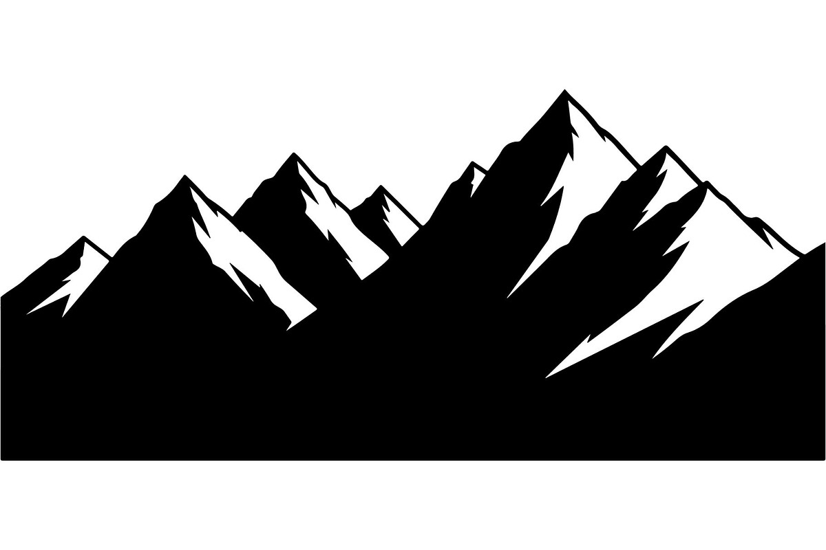 Mountain Landscape Silhouette, a Decorative Illustration by Designer_Momina (Photo 13 of 19)