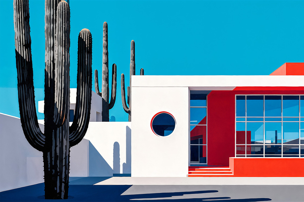 Modern Desert Architecture, an Object Illustration by StockVerse Creative (Photo 2 of 4)