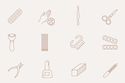 42 Nail salon icons, an Icon by mayrum (Thumbnail 4 of 4)
