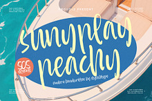 Sunyplay Peachy - Modern Handwritten