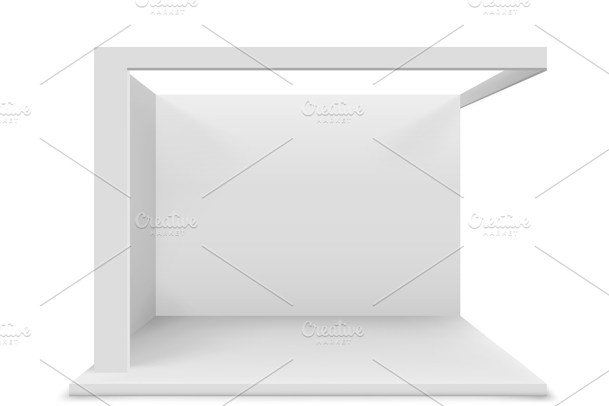 Blank white trade stands, an Object Illustration by majcot (Photo 6 of 6)