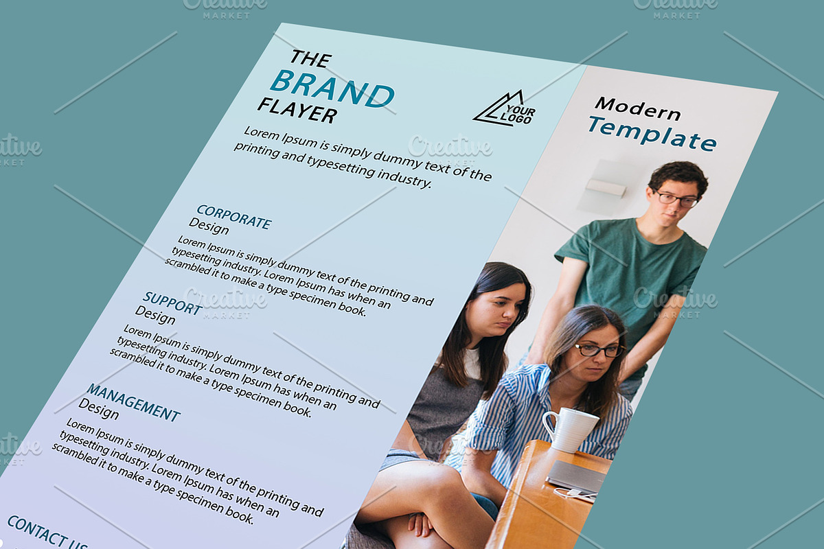 The Brand Flyer Template, a Flyer Template by As Studio (Photo 3 of 4)