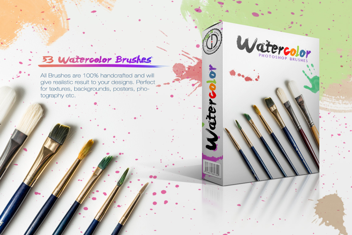 Watercolor Brushes, a Brush Add-On by Athlos ArtLab (Photo 1 of 2)