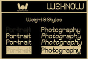 Portrait Photography font, a Sans Serif Font by weknow (Thumbnail 7 of 8)