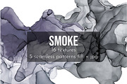 Gray Alcohol Ink Textures & Patterns, a Texture Graphic by JSolomatina (Thumbnail 1 of 7)