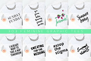 Big Bundle-Feminine Graphic Tees, a Background Graphic by iloladesign (Thumbnail 33 of 36)