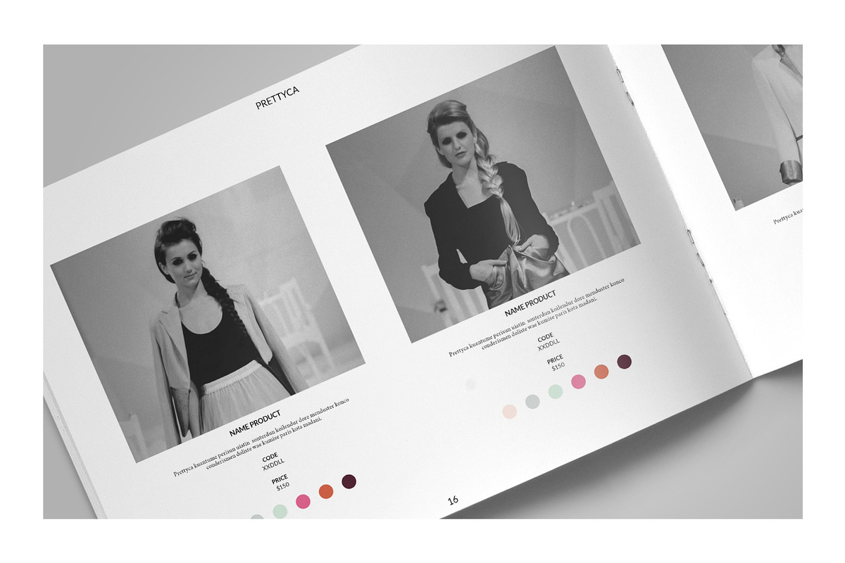 Prettyca Lookbook, a Brochure Template by Firtana (Photo 11 of 14)