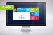 FlatCV -WordPres Resume / Portfolio, a WordPress Template by ThemeREX (Thumbnail 2 of 3)