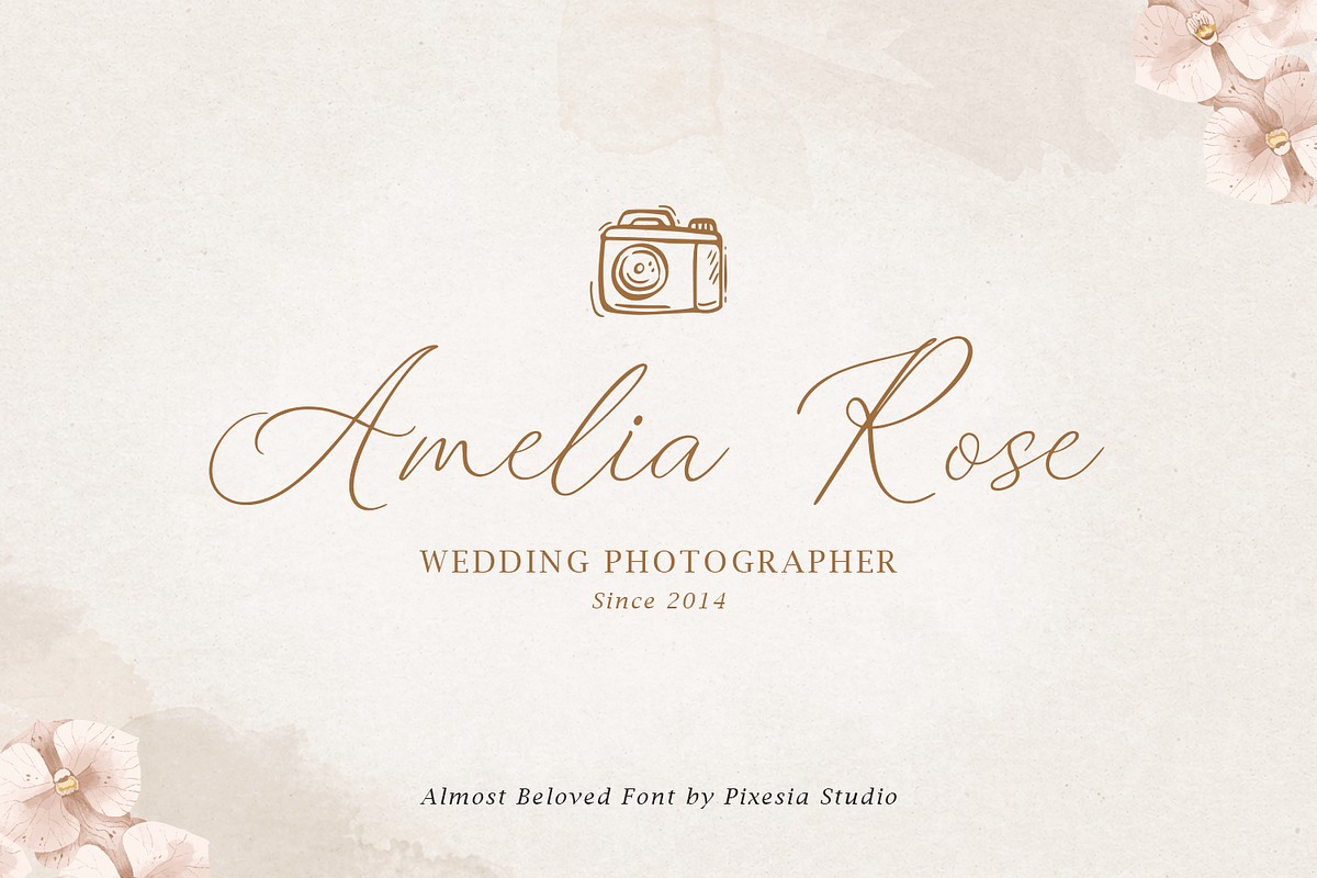 Almost Beloved - Luxury Script Font, a Script Font by Pixesia Studio (Photo 2 of 10)