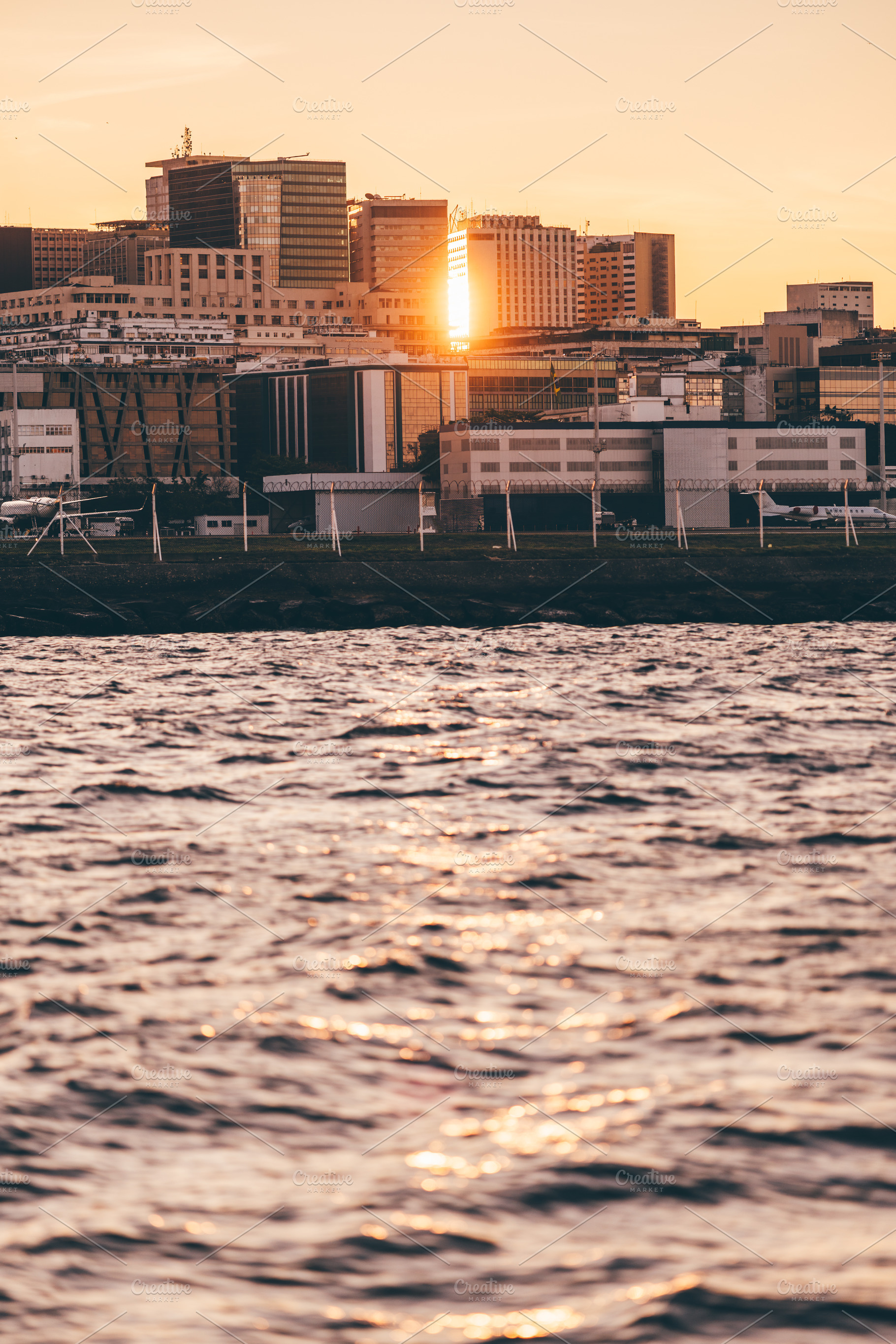 Rio sunset skyline vertical, a Wallpaper Photo by SkyNext