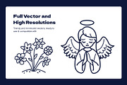 Animated Easter Doodles Icons Pack, an Object Graphic by Brickclay (Thumbnail 4 of 7)