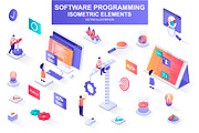 Mega Bundle Isometric Elements, an Illustration by alexdndz (Thumbnail 25 of 27)
