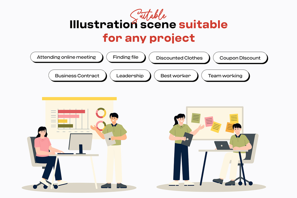 Business 2D Illustration, an Illustration by orenjidesign (Photo 5 of 8)
