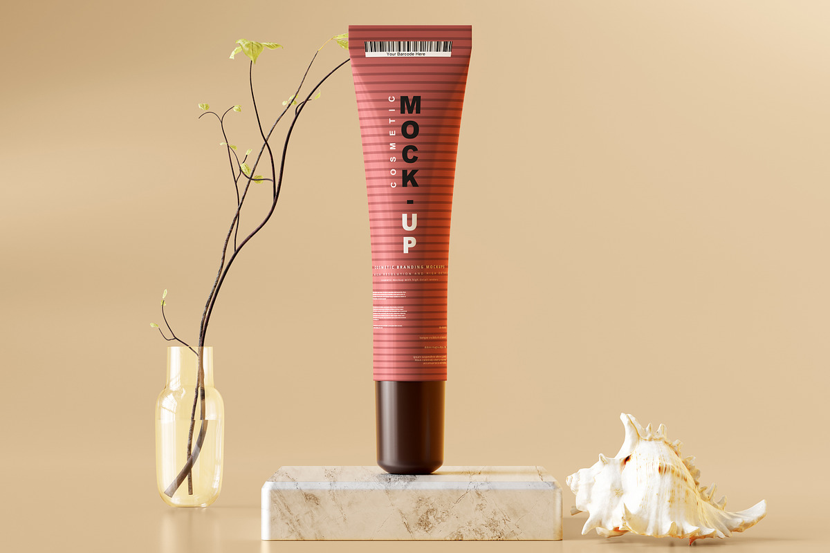 250+ Cosmetic Branding Mockup Bundle, a Cups & Container Mockup by pmvch (Photo 89 of 273)