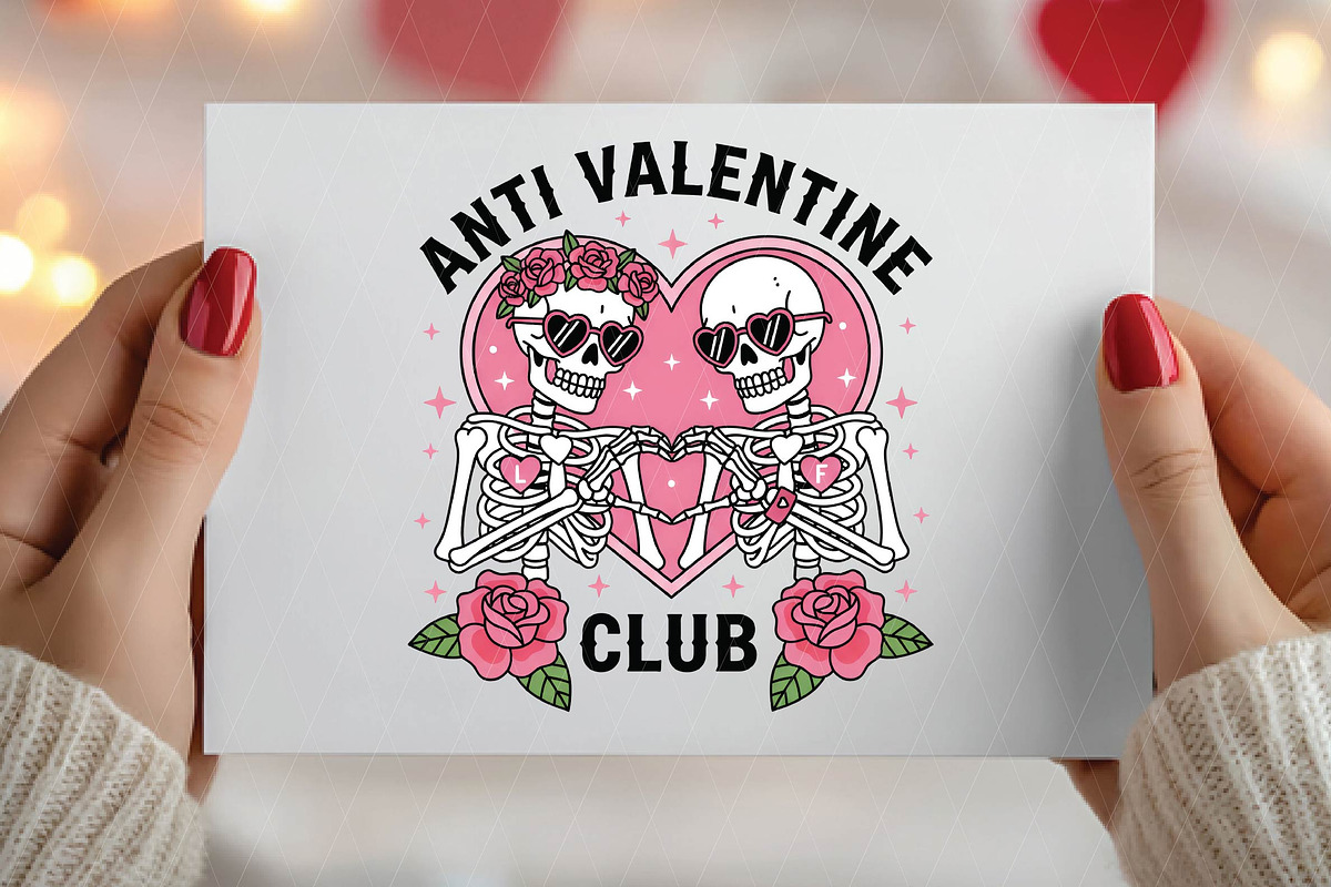 Anti Valentine Club Png, Funny Png, an Illustration by DreamPrint404 (Photo 5 of 8)