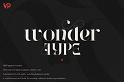 Wonder Type - high-end serif font, a Serif Font by VP Fonts (Thumbnail 1 of 20)