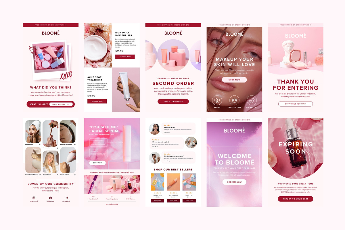 24 Canva Email Template Flow Designs, an Email Template by The Ecommerce Creative (Photo 10 of 12)