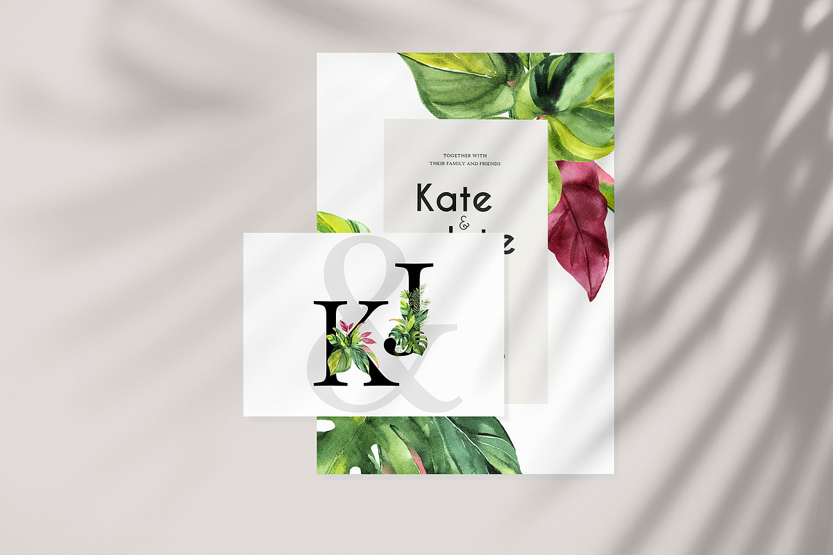 Tropical Foliage Watercolor set, a Decorative Illustration by Liliia Polos Illustration (Photo 11 of 14)