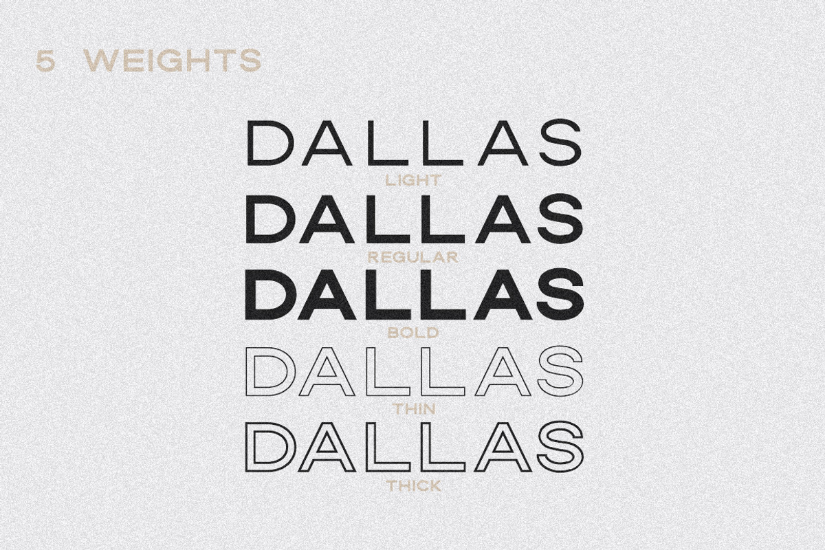 Dallas Font Free Downloadv - UIFreebies