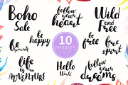 Wild and Free - Boho watercollor set, an Object Graphic by Kseniya_design (Thumbnail 6 of 14)