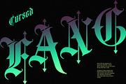 CS Ruslan – Blackletter Font, a Blackletter Font by Craft Supply Co. (Thumbnail 2 of 8)