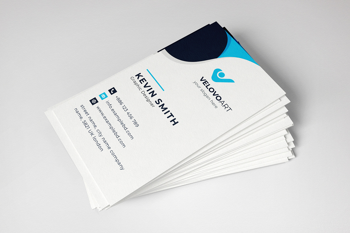 Vertical Business Care, a Business Card Template by PicoartBd (Photo 2 of 3)