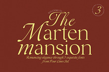 The Marten Mansion - Serif Font